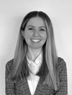 kate guinan as finance administrator at alto aberdeen