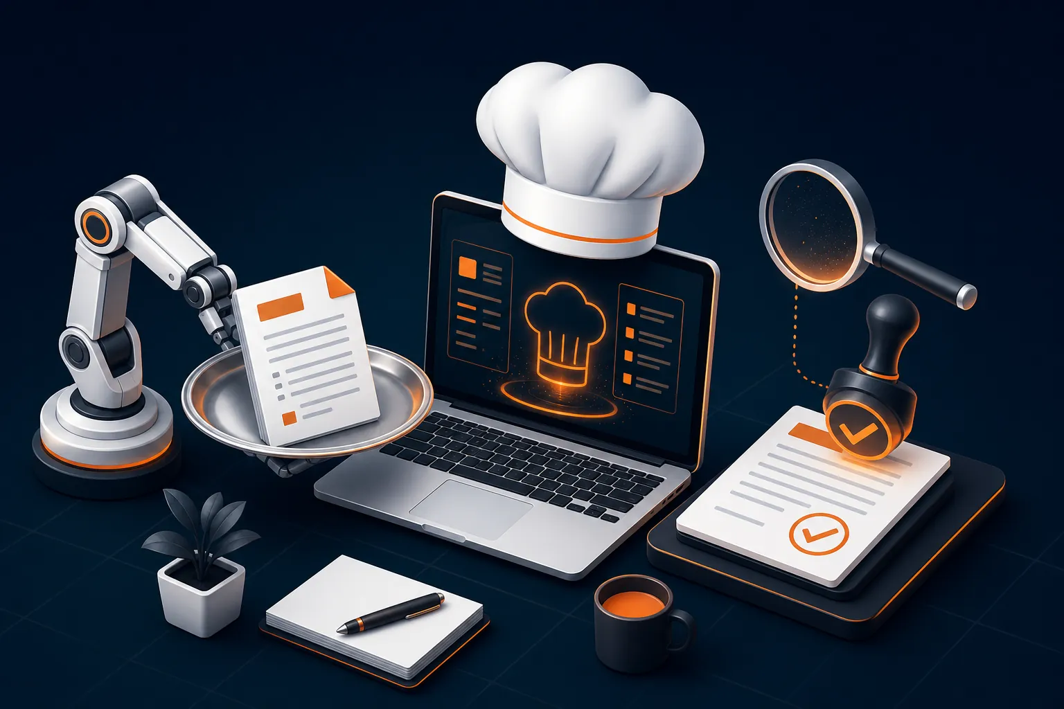 The head chef rule: AI drafts, humans decide