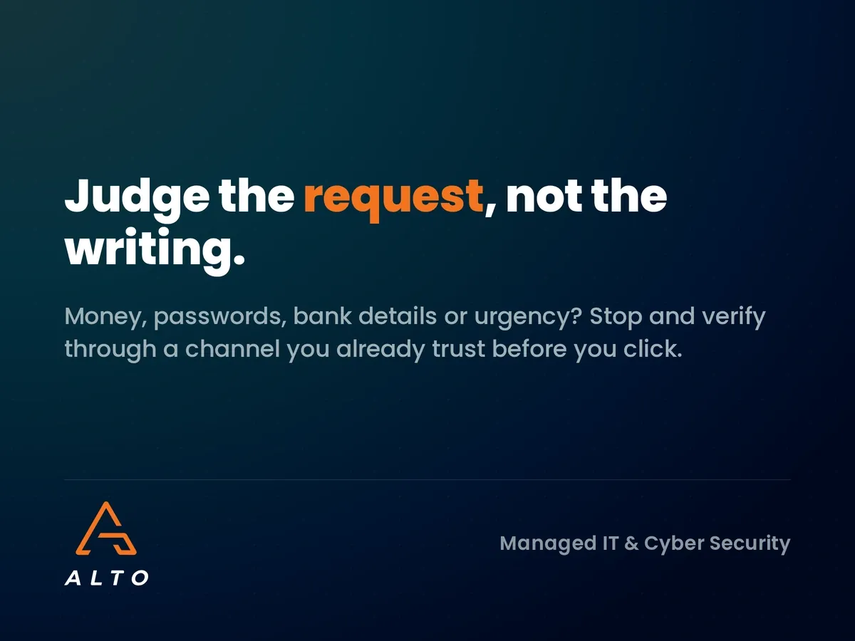 Judge the request, not the writing